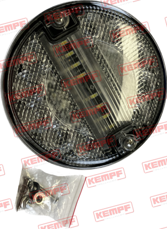 128092 Kempf Kombileuchte, LED rund, 12/24V, Nebel- und Rückfahrleuchte